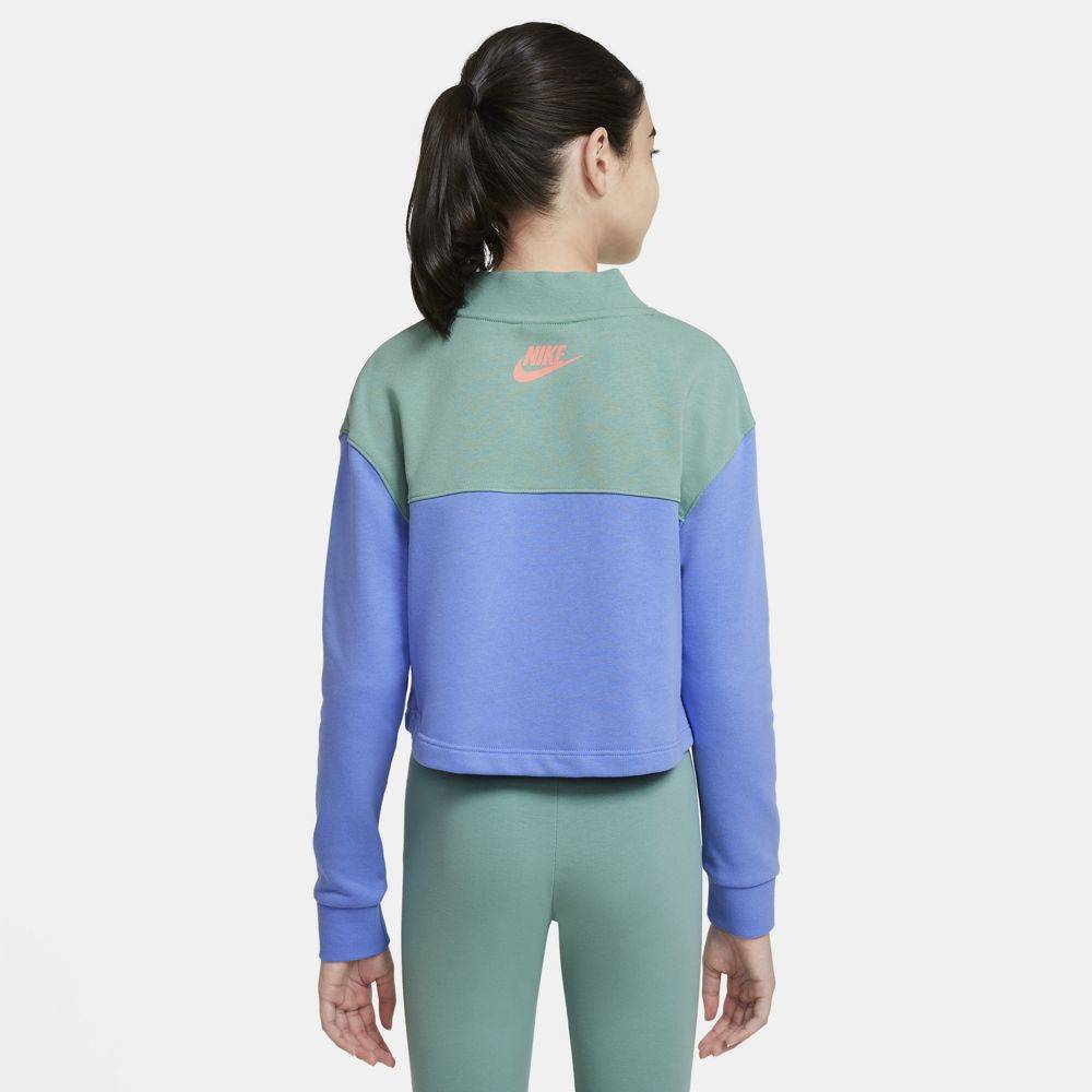 NIKE NSW GIRLS FRENCH TERRY CROPPED CREW