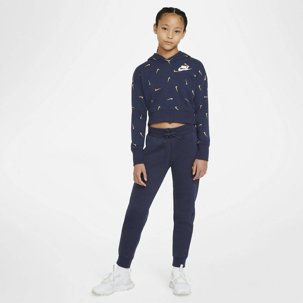 NIKE SPORTSWEAR GIRLS PRINTED FT HOODIE