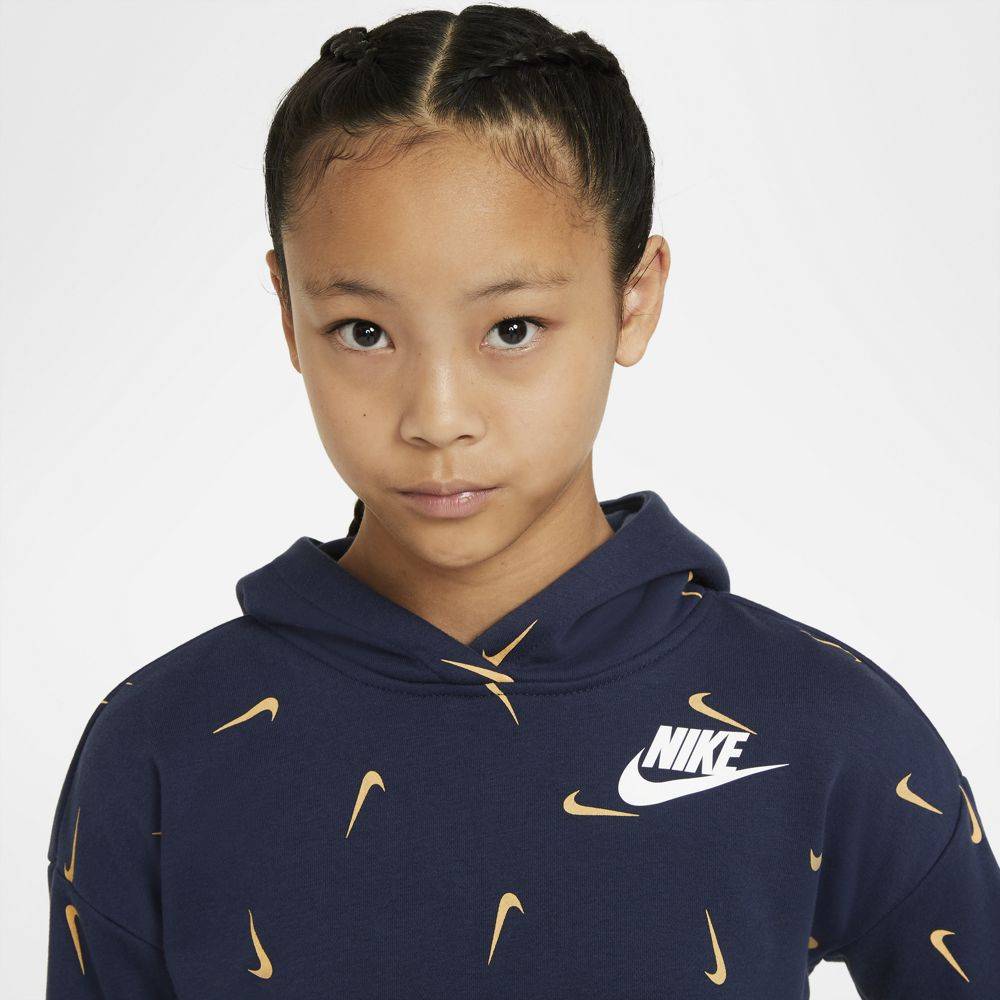 NIKE SPORTSWEAR GIRLS PRINTED FT HOODIE