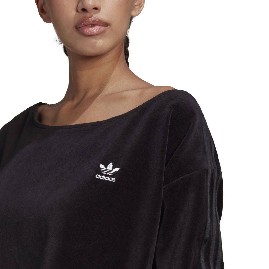 ADIDAS VELOUR SWEATSHIRT