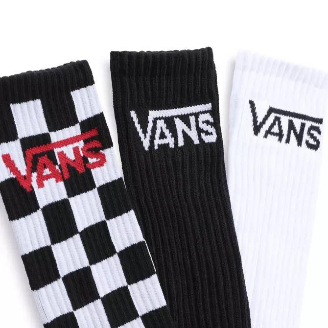 VANS CLASSIC CREW 3 PACK SOCKS