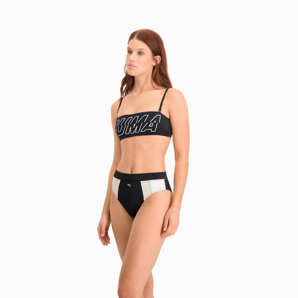 PUMA WOMENS SWIM HIGH WAIST BRIEF