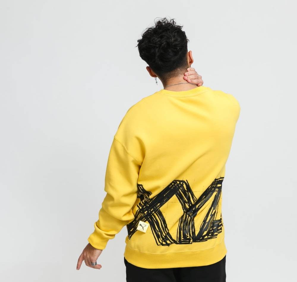 PUMA X MICHAEL GRAPHIC CREW SWEATER