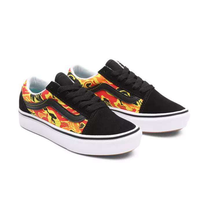 VANS KIDS OLD SKOOL - FLAME CAMO