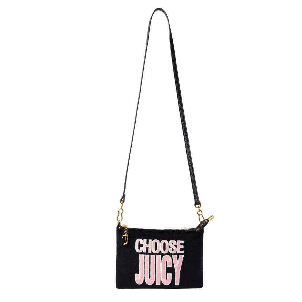 2WAY【JUICY COUTURE】Hazel S ロゴ ポーチ ショルダー ホーボー ジューシークチュール Juicy Couture バゲットショルダーバッグ