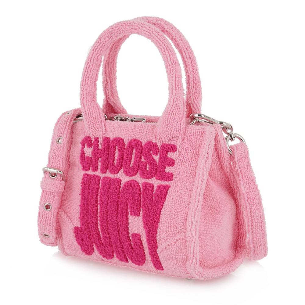 JUICY COUTURE IRIS TOWELING SMALL SHOPPING