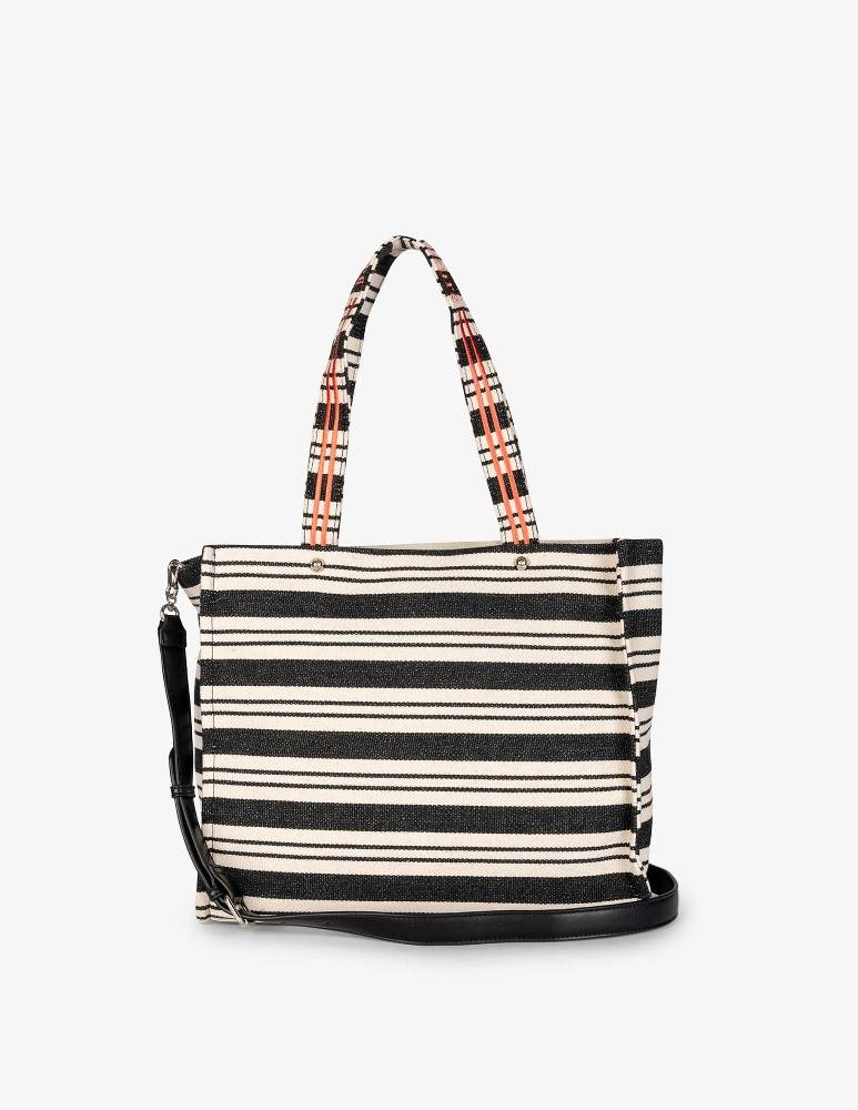 JUICY COUTURE IRIS STRIPES LARGE SHOPPING