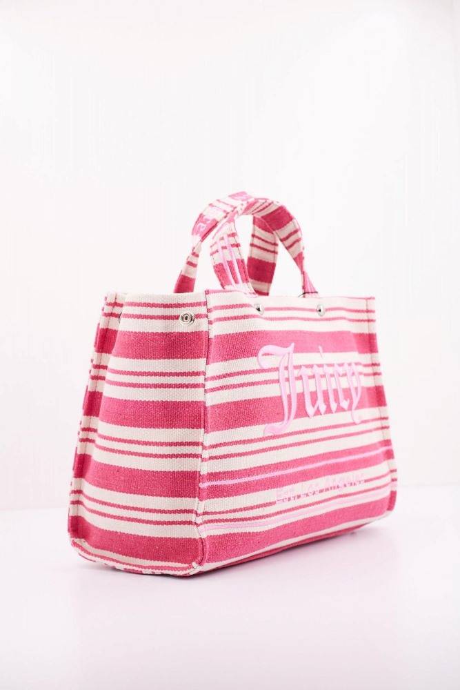 JUICY COUTURE IRIS STRIPES LARGE SHOPPING