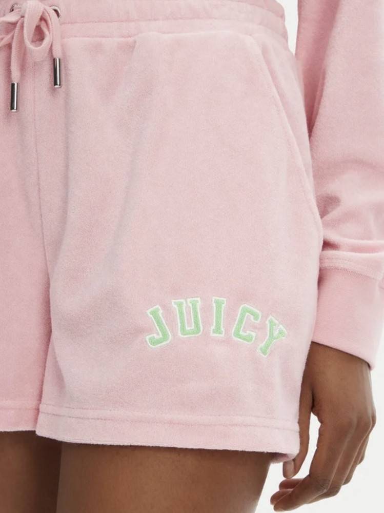 JUICY COUTURE PERKIN TERRY TOWELLING SHORTS