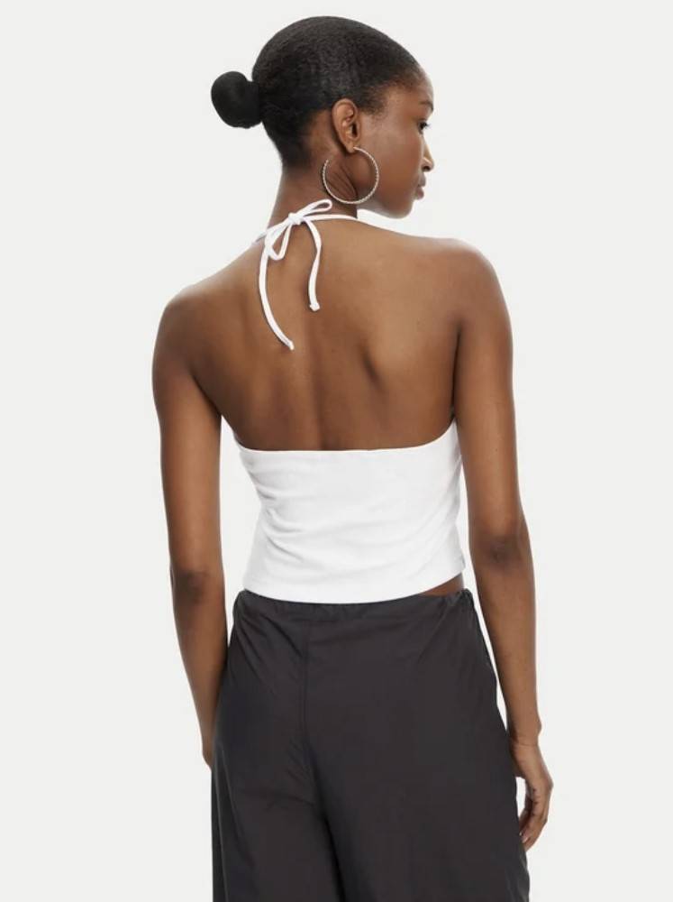 JUICY COUTURE TIED HALTER NECK TOP