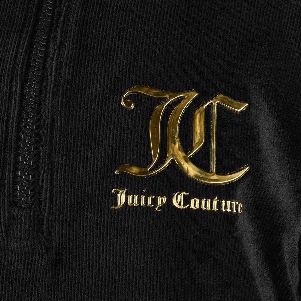 JUICY COUTURE GIRLS CORDUROY VELOUR  QUARTER ZIP