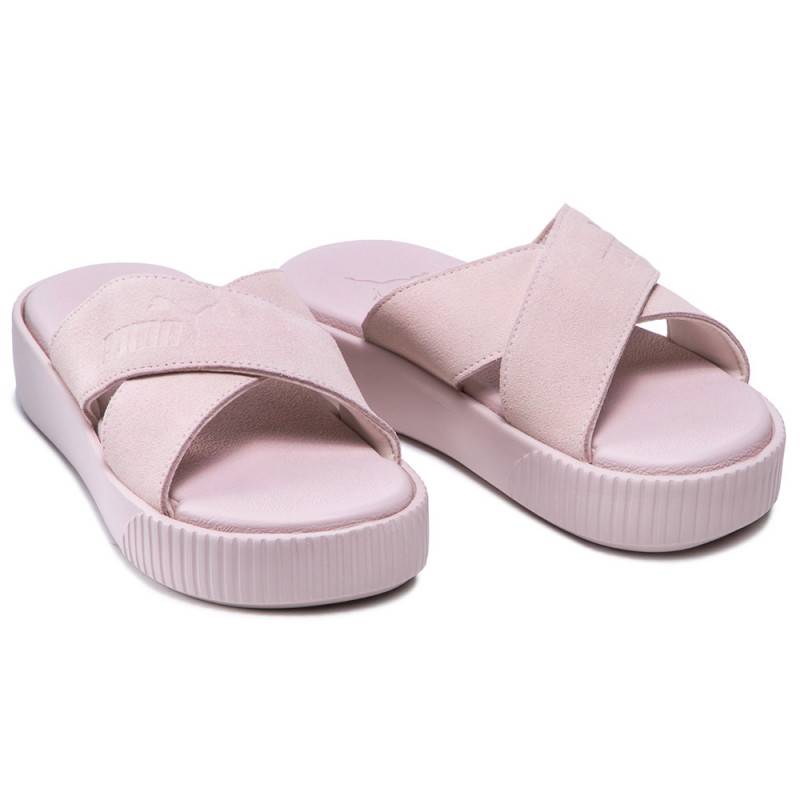 PUMA PLATFORM SUEDE WOMENS SANDALS