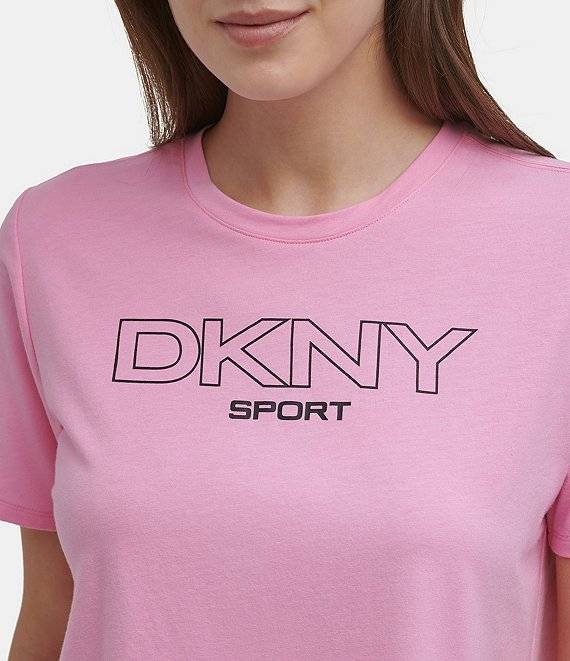 DKNY SPORT WOMENS LOGO TEE