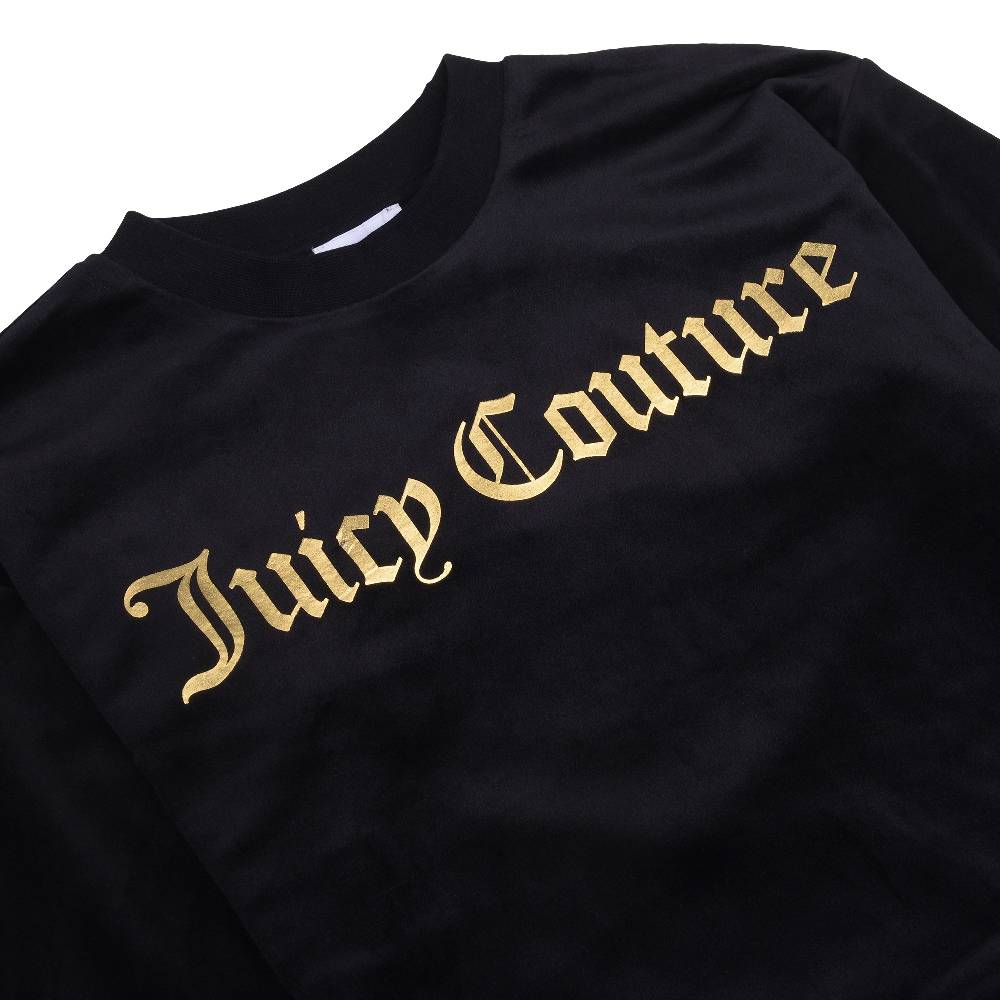 JUICY COUTURE GIRLS VELOUR  CREW