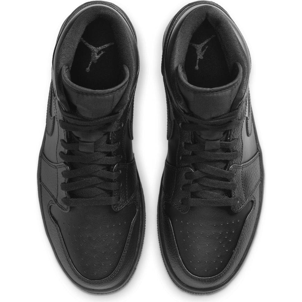 NIKE AIR JORDAN 1 MID - TRIPLE BLACK