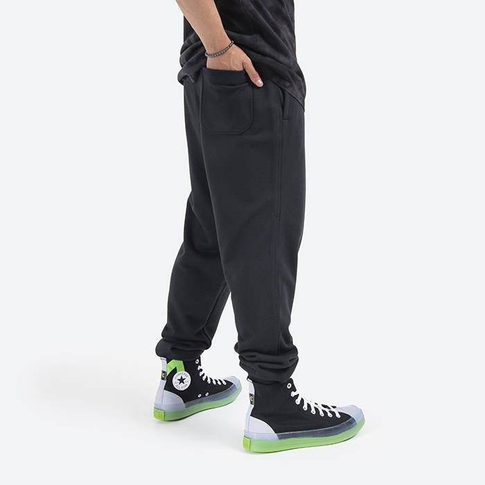 CONVERSE EMBROIDERED FRENCH TERRY PANTS