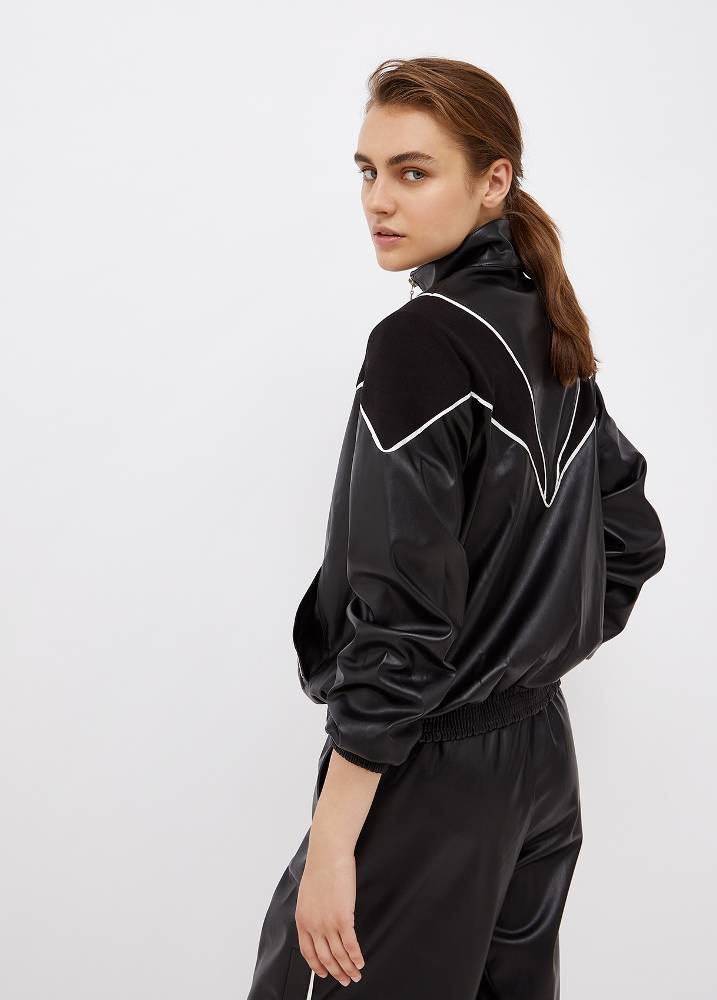 LIU JO COATED FABRIC JACKET