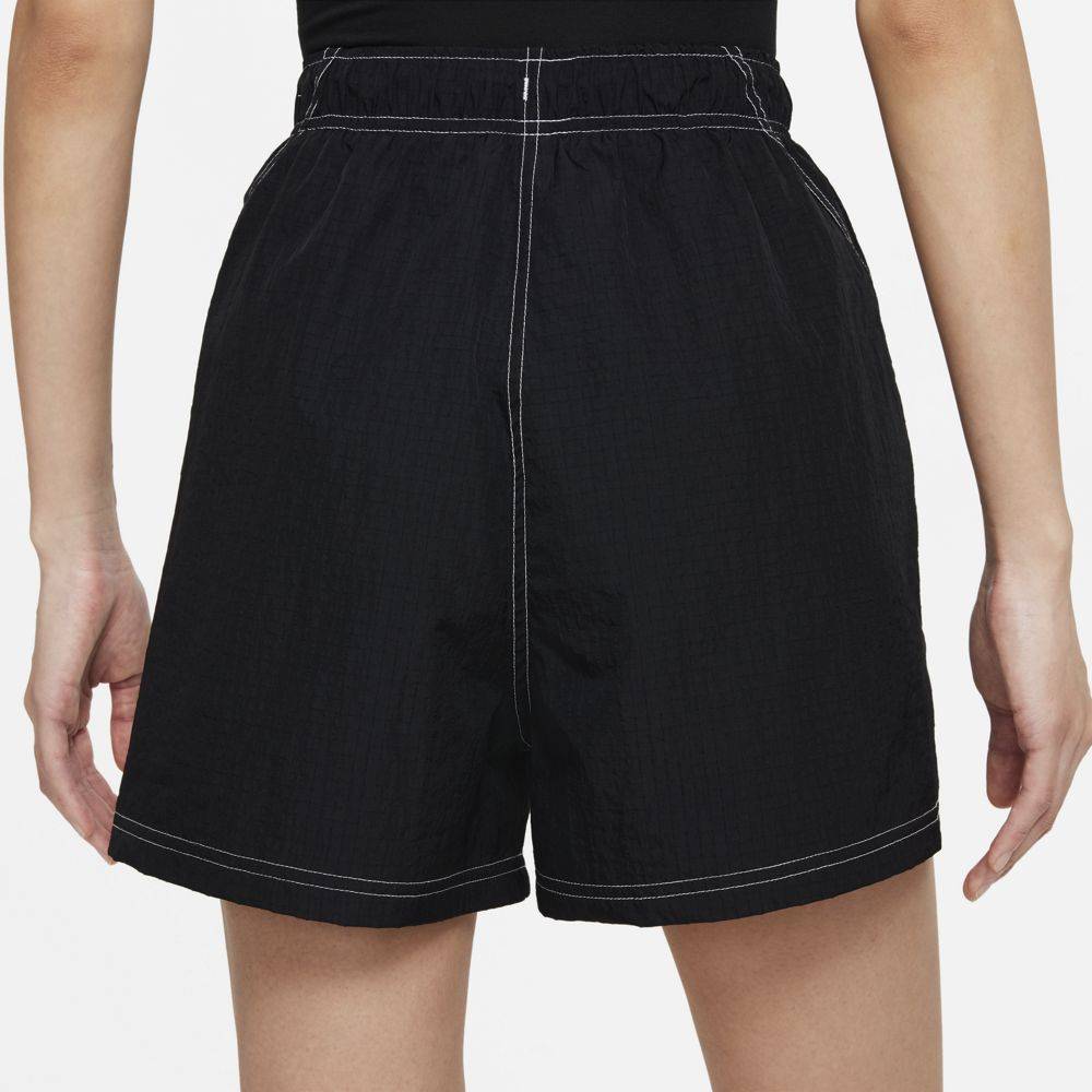 NIKE WOMENS SWOOSH GRAPHIC HIGH-RISE SHORTS