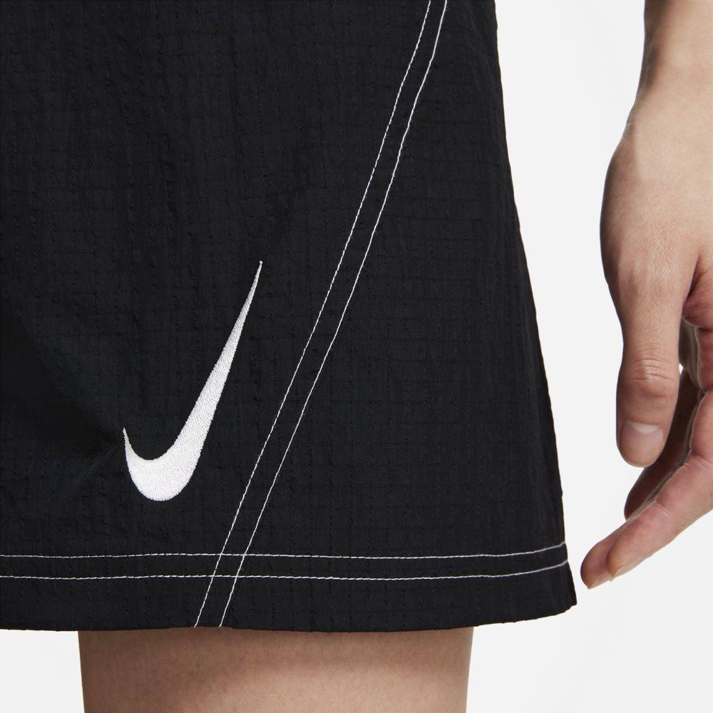 NIKE WOMENS SWOOSH GRAPHIC HIGH-RISE SHORTS