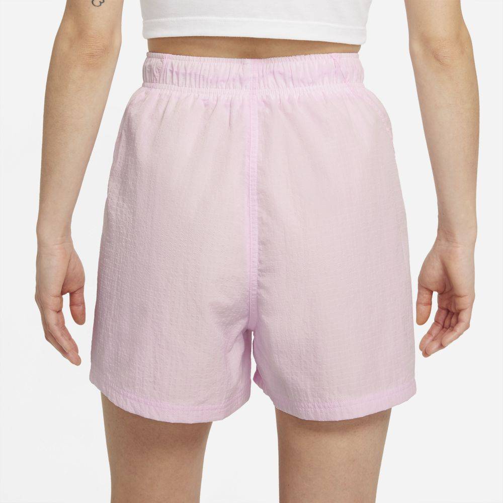NIKE WOMENS SWOOSH GRAPHIC HIGH-RISE SHORTS