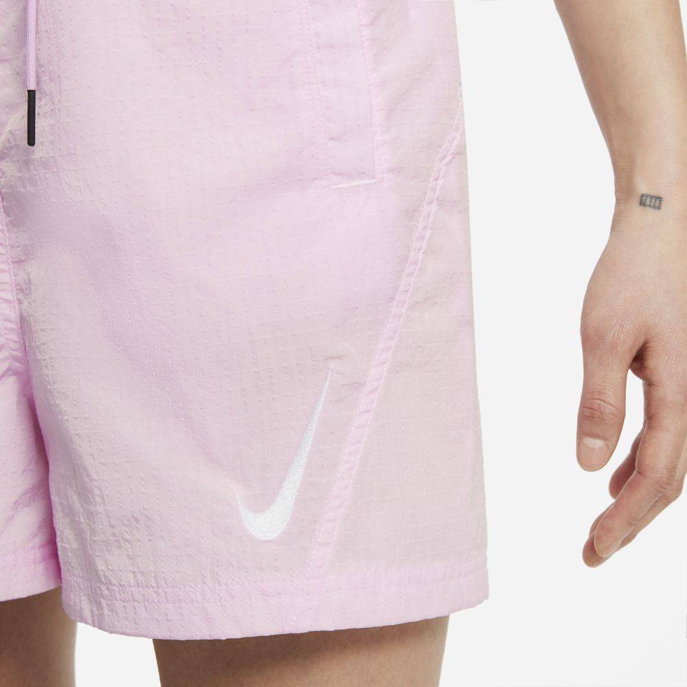 NIKE WOMENS SWOOSH GRAPHIC HIGH-RISE SHORTS
