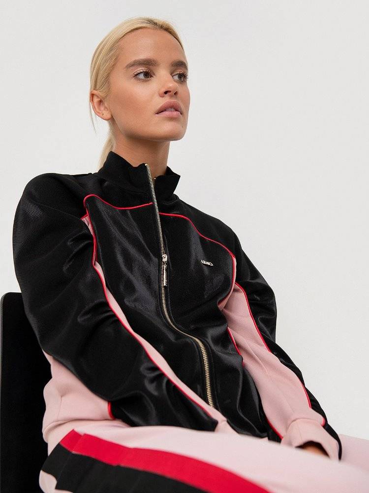 LIU JO SHINY ZIP SWEATSHIRT