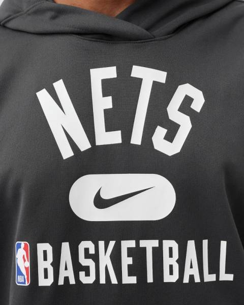 Black Nike NBA Brooklyn Nets Spotlight Hoodie