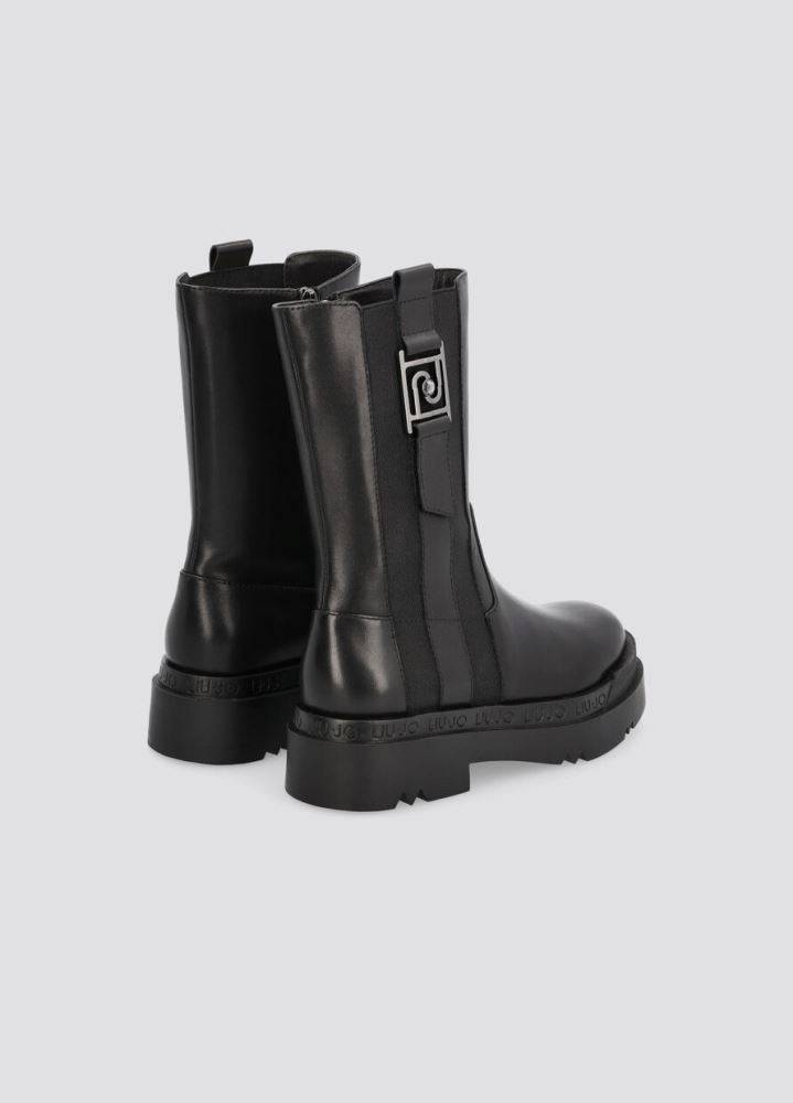 LIU JO LOVE 10 PLATFORM BOOTS WITH LOGO