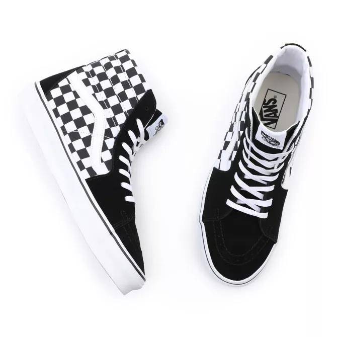 VANS SK8-HI CHECKERBOARD SHOES