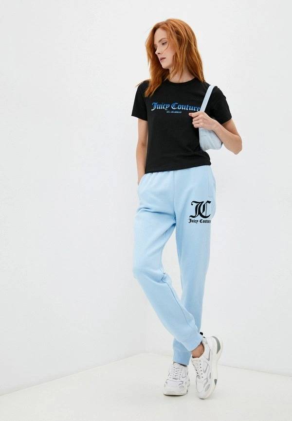 JUICY COUTURE MAYA FLEECE JOGGER WITH ARTWORK