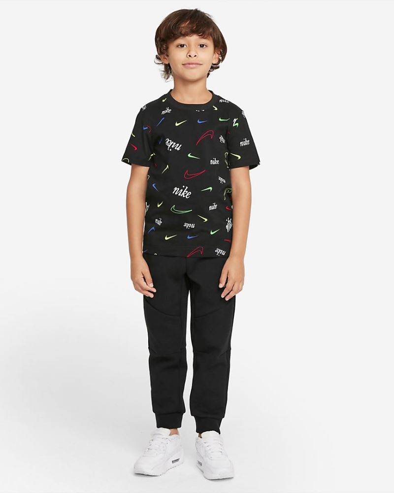 NIKE LITTLE KIDS SCRIPT SWOOSH TEE