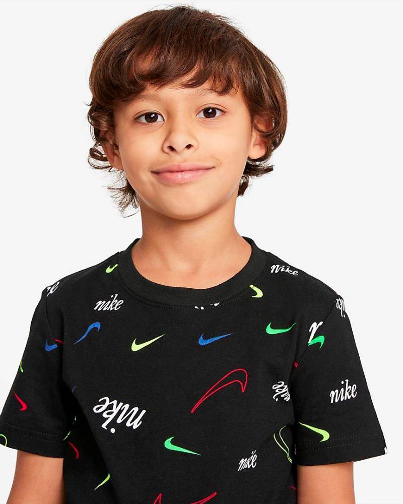 NIKE LITTLE KIDS SCRIPT SWOOSH TEE