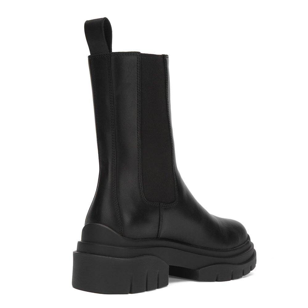 ASH STORM CHELSEA LEATHER BOOTS
