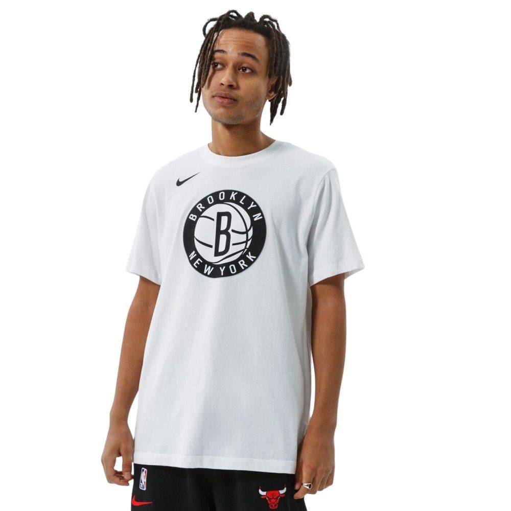 NIKE NBA BROOKLYN NETS DRI-FIT LOGO TEE