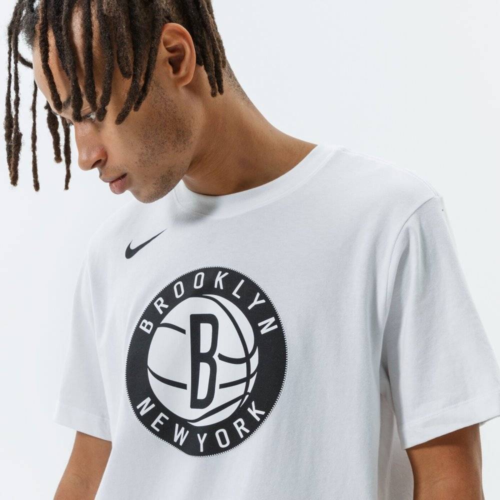 NIKE NBA BROOKLYN NETS DRI-FIT LOGO TEE