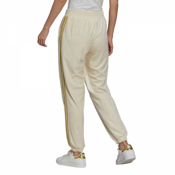 ADIDAS TRACK JOGGERS IN VELVET WITH EMBOSSED ORIGINALS MONOGRAM