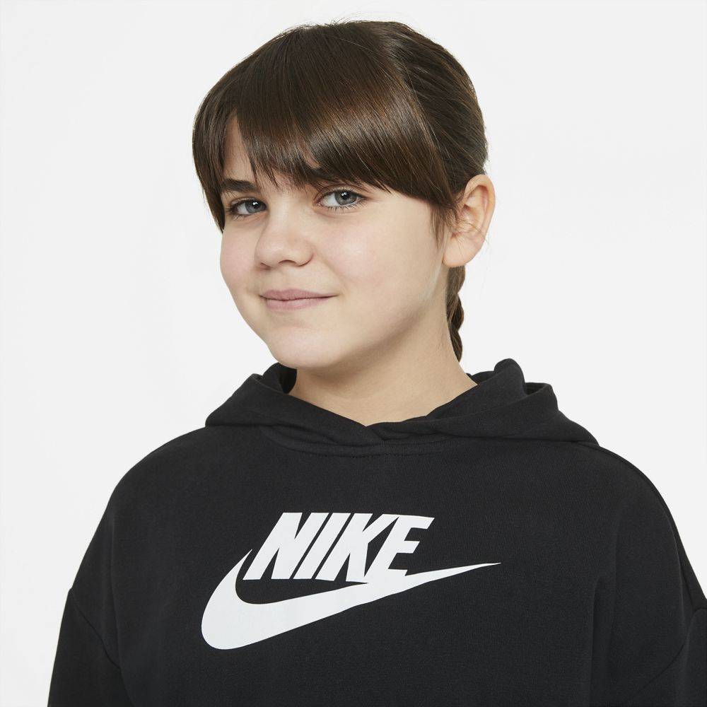 NIKE NSW GIRLS FRENCH TERRY CROP HOODIE