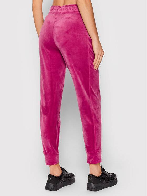 DKNY WOMENS RELAXED VELOUR JOGGER