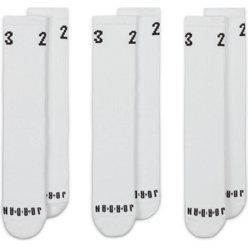 NIKE JORDAN ESSENTIL CREW 3-PAIRS CREW SOCKS
