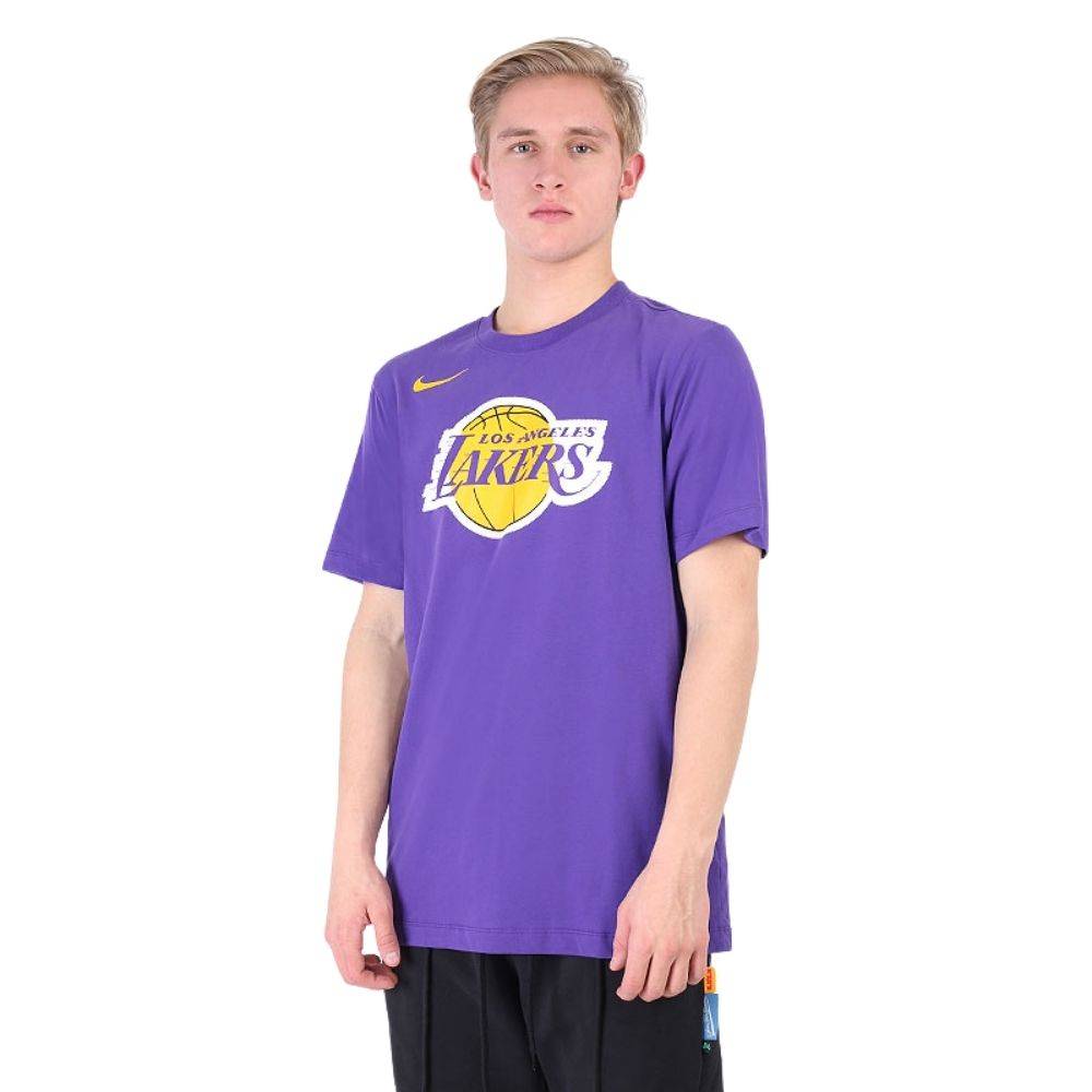 NIKE LOS ANGELES LAKERS DRI-FIT LOGO TEE