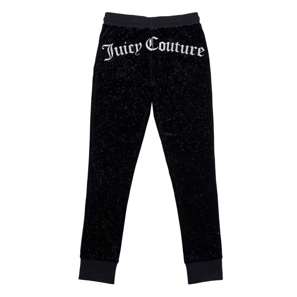 JUICY COUTURE GIRLS GLITTER VELOUR  JOGGER