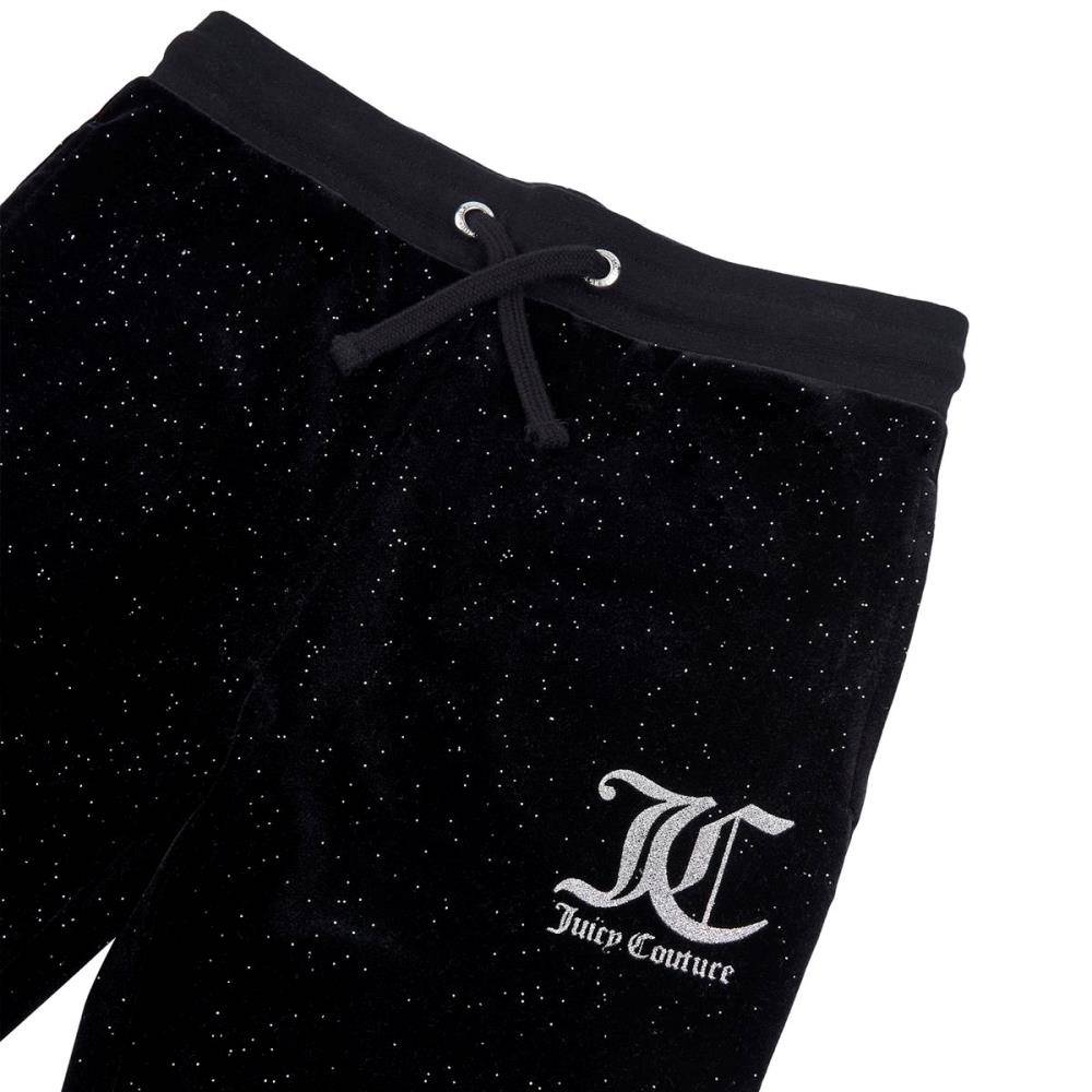 JUICY COUTURE GIRLS GLITTER VELOUR  JOGGER