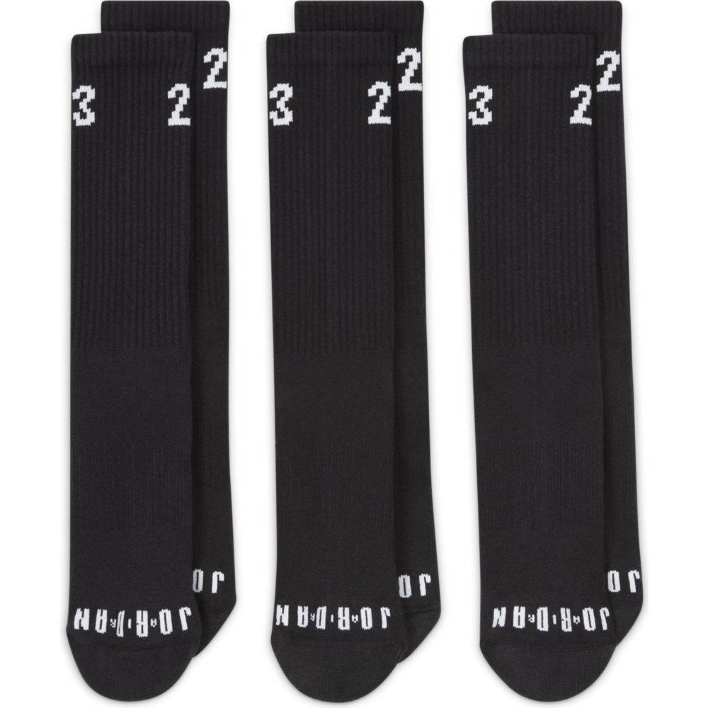 NIKE JORDAN ESSENTIL CREW 3-PAIRS CREW SOCKS