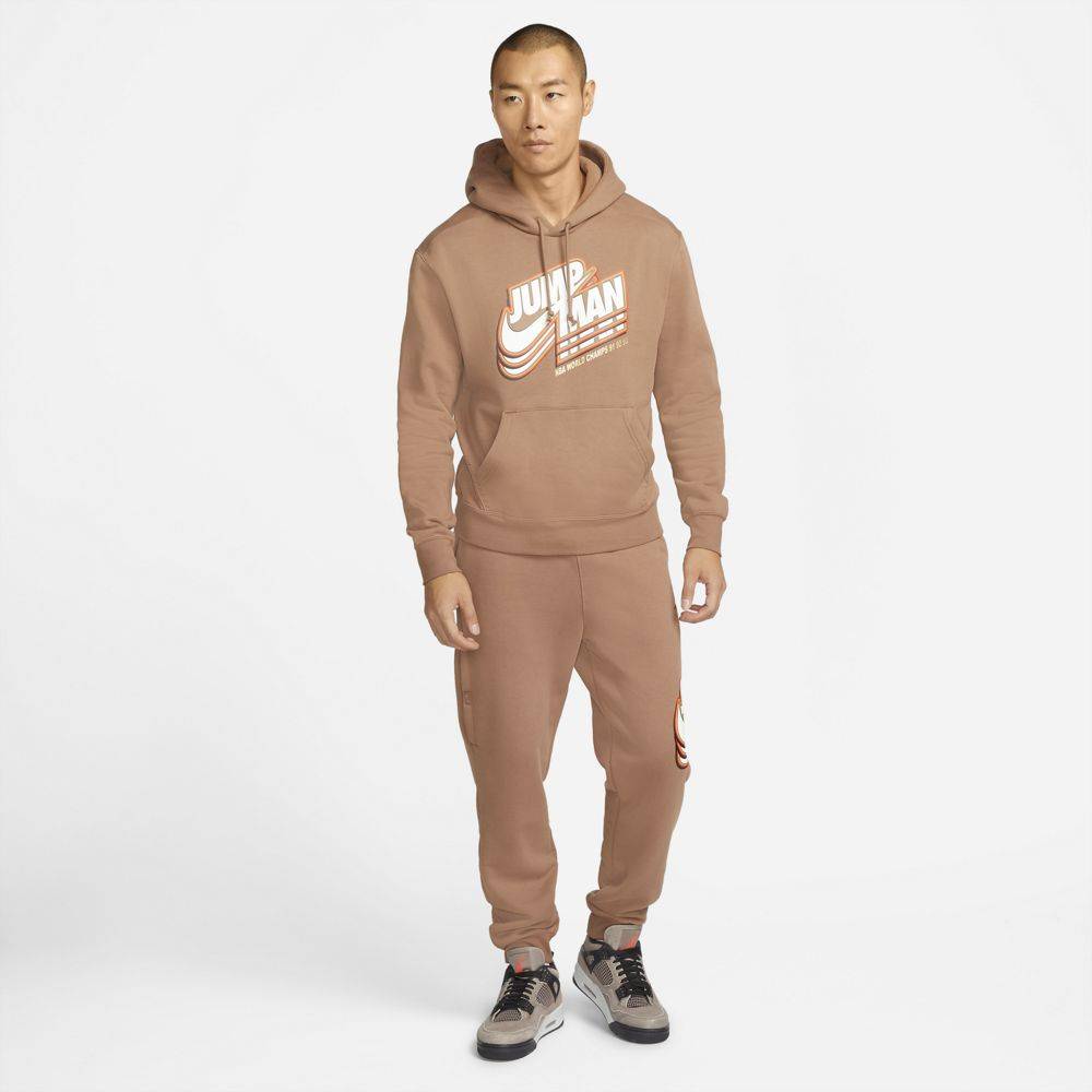 NIKE JORDAN JUMPMAN CORE FLEECE PULLOVER HOODIE