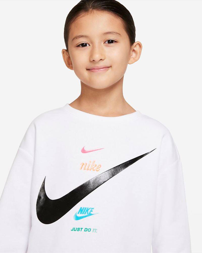 NIKE LITTLE GIRLS FLEECE BOXY CREW