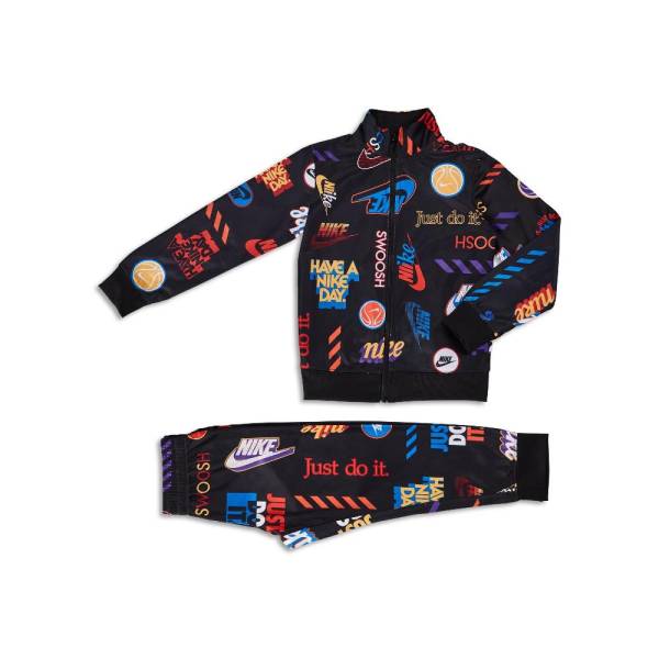 NIKE INFANT ALL-OVER-PRINT TRICOT SET