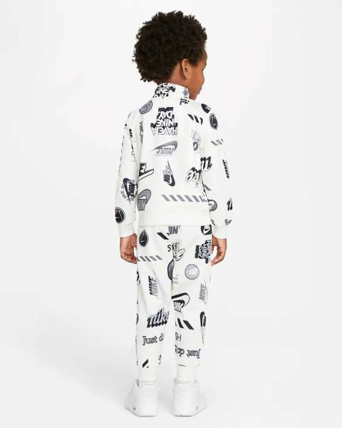 NIKE INFANT ALL-OVER-PRINT TRICOT SET