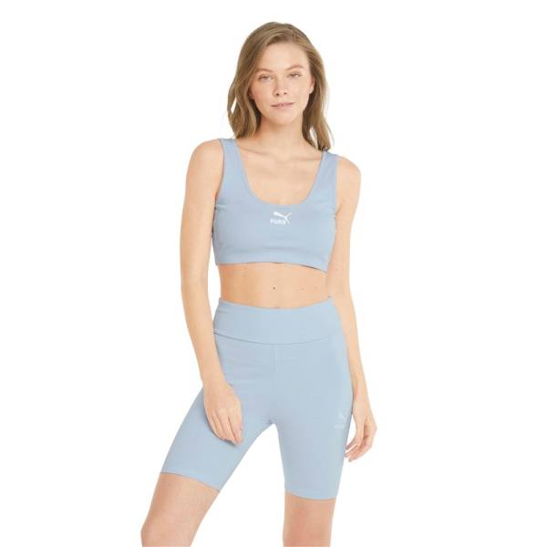 PUMA CLASSICS RIBBED WOMENS CROP TOP - RECYCLED