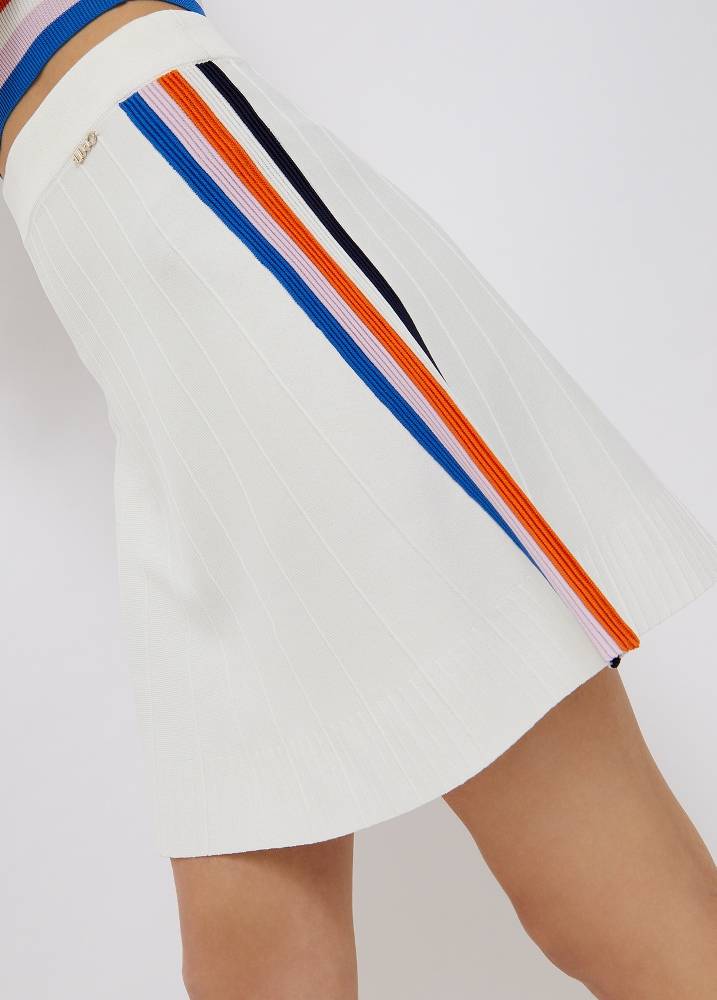 LIU JO ECO FRIENDLY KNIT MINI SKIRT