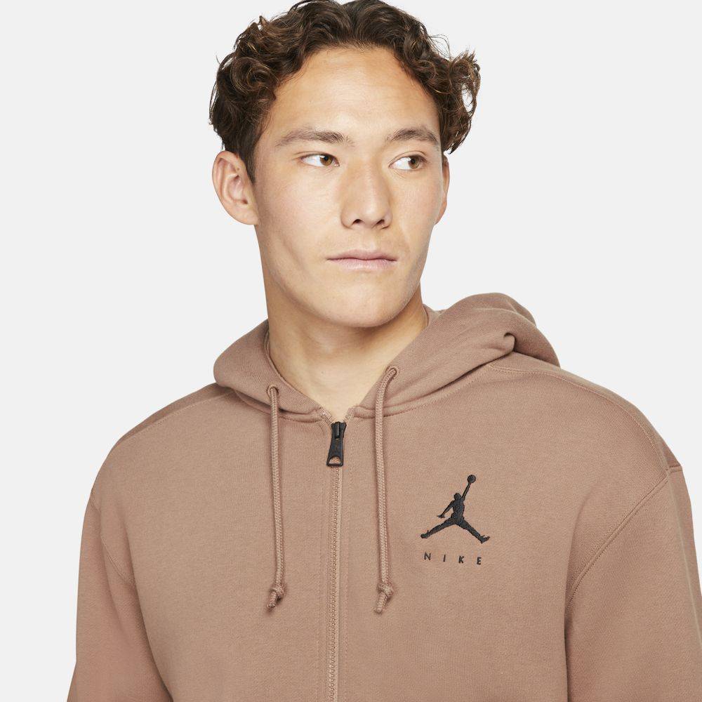 NIKE JORDAN MENS JUMPMAN FLEECE FULL-ZIP HOODIE